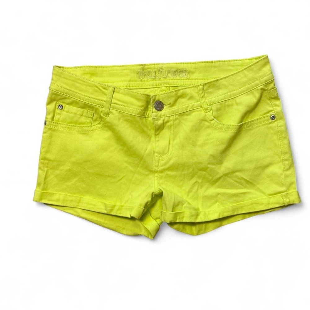 Vibrant Neon Green Yellow Women's Shorts